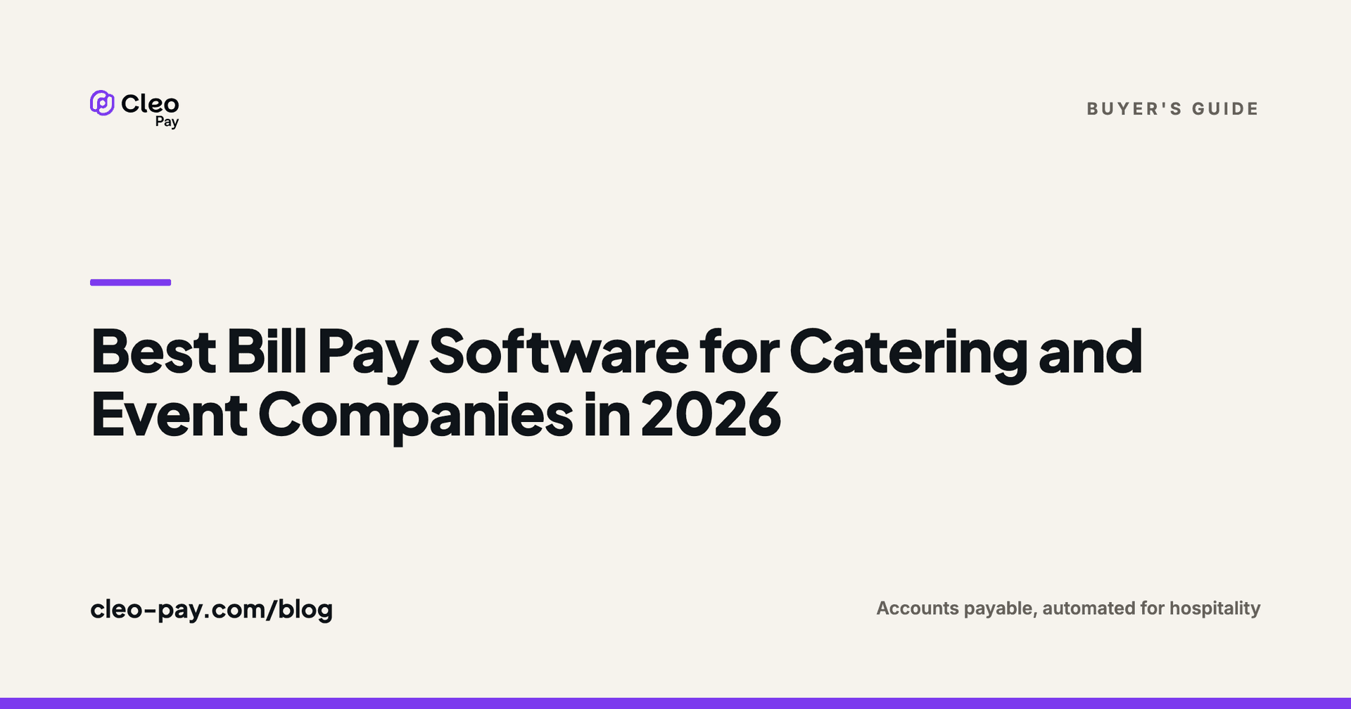 Best Bill Pay Software for Catering and Event Companies in 2026