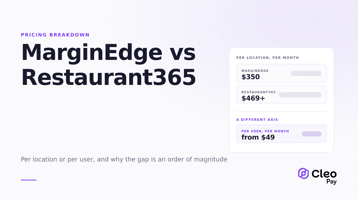 MarginEdge vs Restaurant365 Pricing in 2026: What Restaurant AP Actually Costs