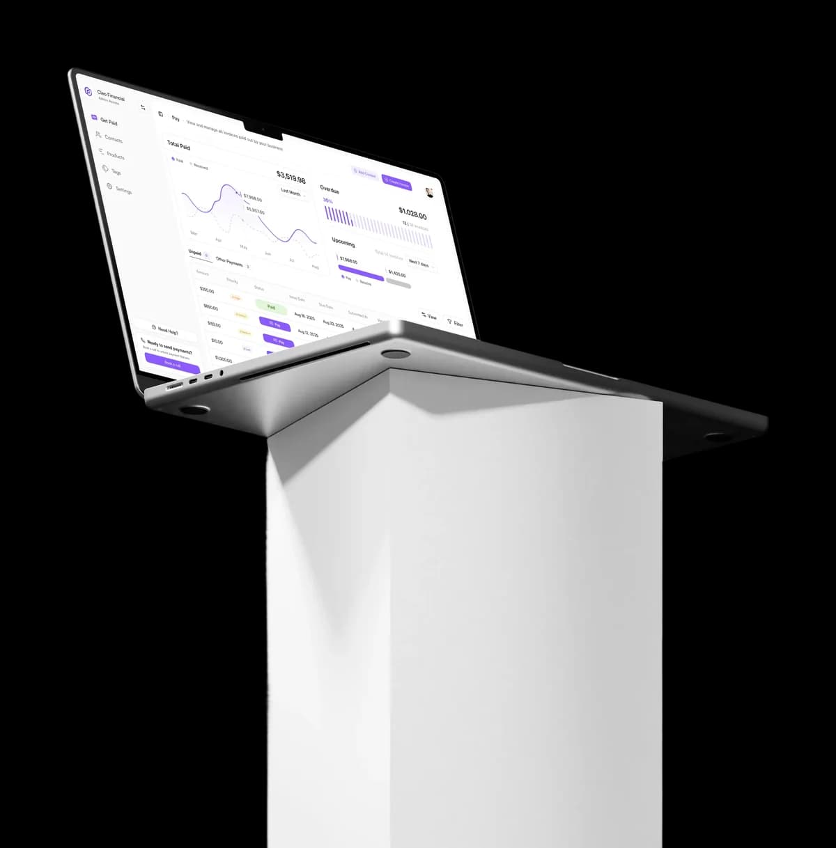 Cleo Pay dashboard