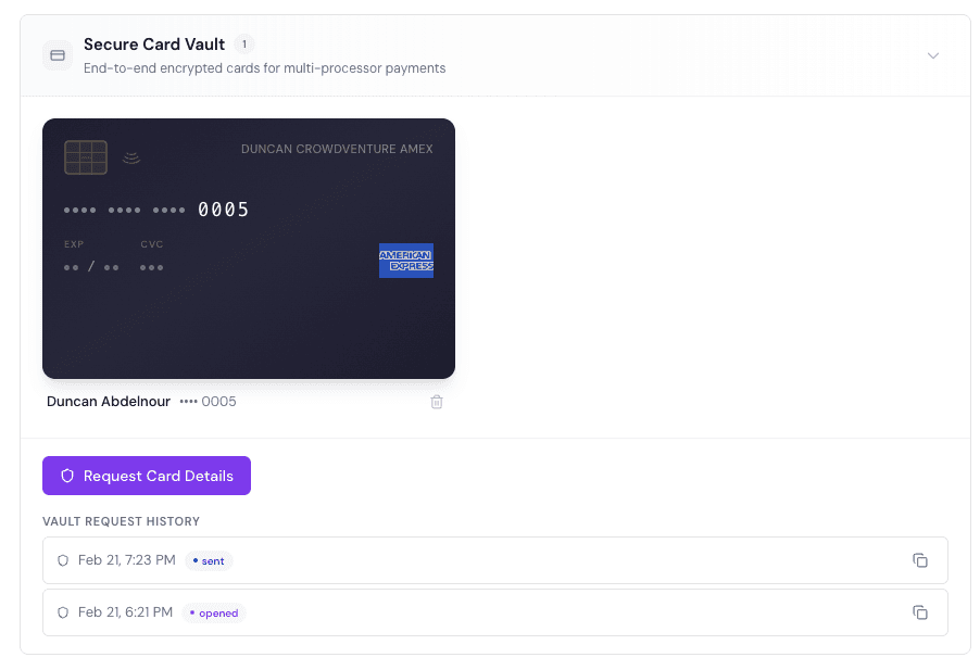 Cleo Travel Vault screenshot