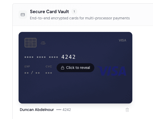 Cleo Travel Vault screenshot